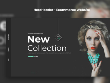 HeroHeader for Ecommerce Website-03 preview picture