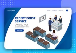 [Vol. 13] Office Activity - Landing Page Illustration