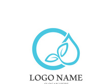 Water drop logo template vector illustration design