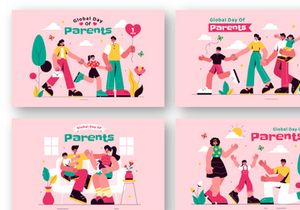 9 Global Day of Parents Illustration