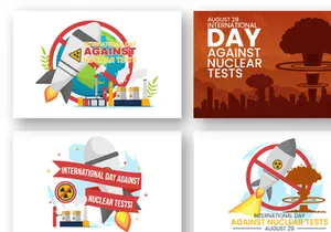 14 International Day Against Nuclear Tests Illustration