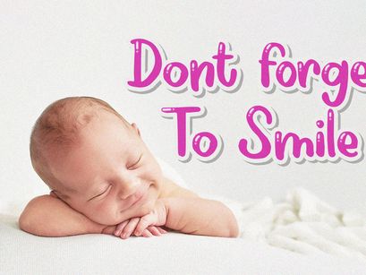 Baby Sparkle - Handwritten Font