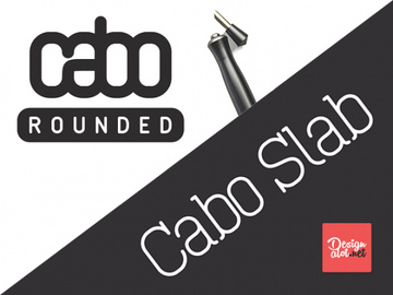 Cabo Slab: 2 free font styles preview picture
