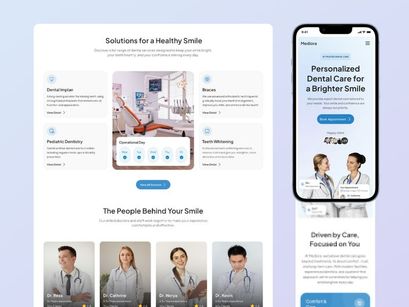 Mediora - Dental Clinic Landing Page