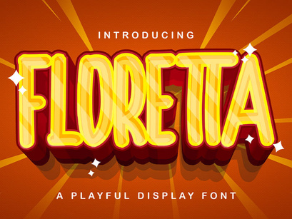 Floretta - Playful Display Font