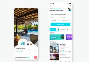 Hotel Booking Mobile App UI Kit