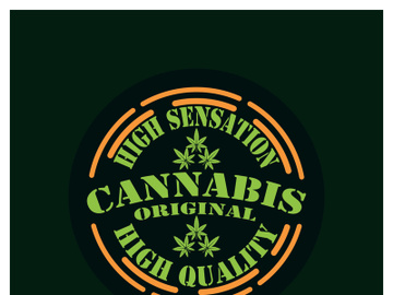 Mariuhana leaf symbol, marijuana or hemp icon, cannabis medical sign, weed drug vector illustration preview picture