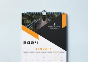 Wall Calendar 2024 Template