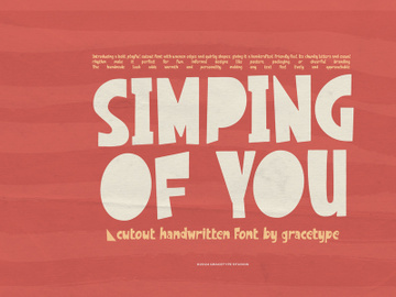Simping of You | Cutout Handwritten preview picture