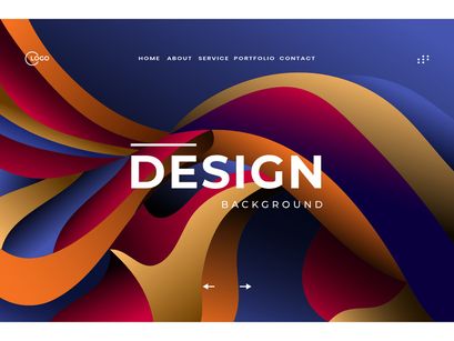 Abstract Background Dynamic Wave Colorful