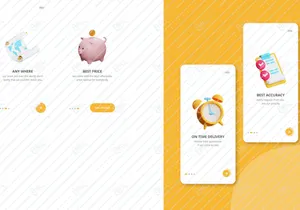 Courier Onboarding UI Concept