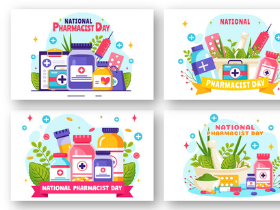 10 World Pharmacists Day Illustration