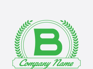 B logo design preview picture