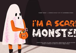 Gummy Ghost - Display Font