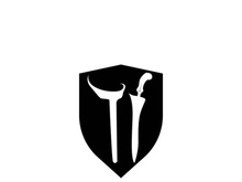 Shield and keris  with its elaborately carved handle and wavy blade is a unique