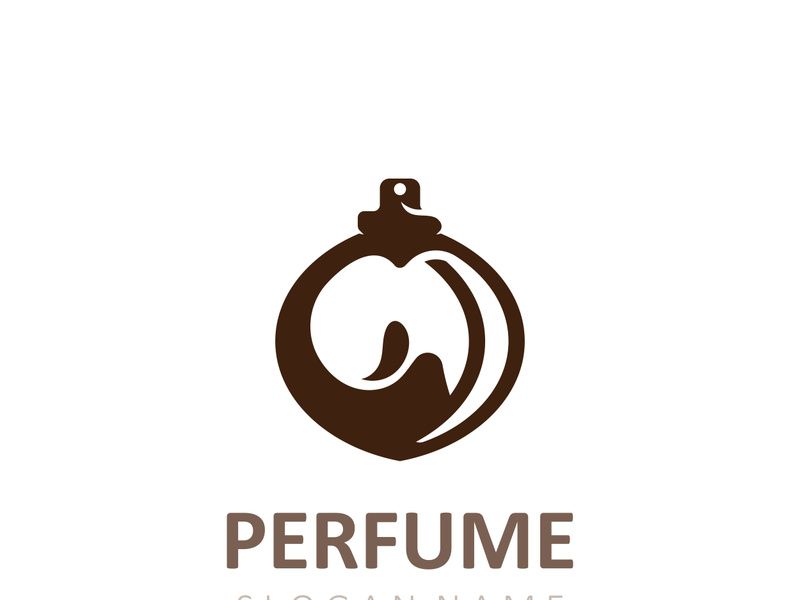 Luxury Perfume logo image cosmetic fragrance shop and business vector design