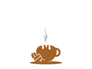 Premium coffee bean logo design. preview picture