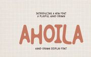 Ahoila | Hand Drawn Display Font