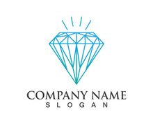 Diamond logo template vector icon illustration design