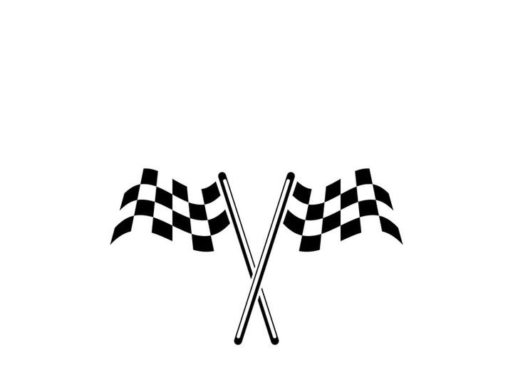 Race flag logo