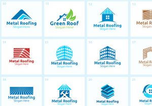 55+ Real Estate Roofing Logo Bundle