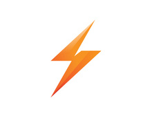 Lightning , Flash logo Template vector icon