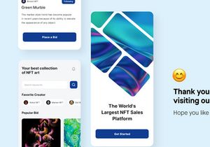 Verse Time - NFT Marketplace Design Mobile App