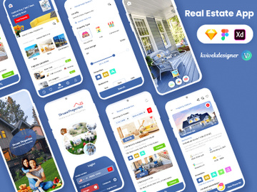 Real Estate Mobile App UI Kit preview picture