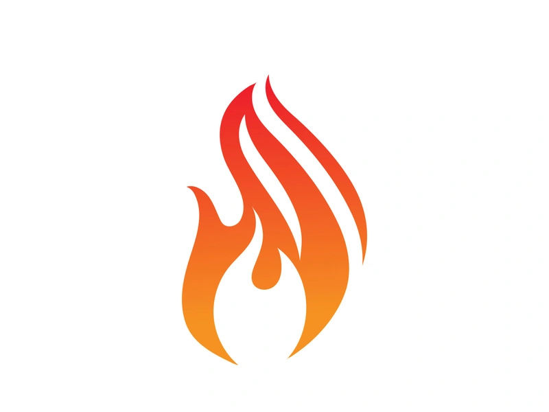 Fire flame vector illustration design