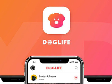 Doglife – A free UI kit for Adobe XD preview picture