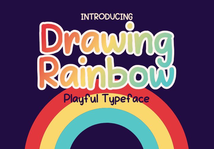 Drawing Rainbow - Playful Display