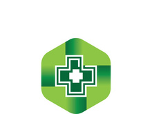 Health medical logo template vector illustration design