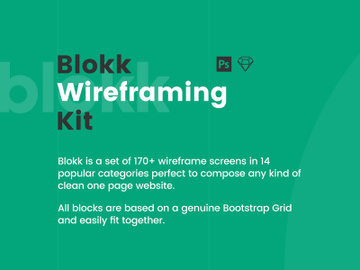Blokk Wireframe Kit preview picture