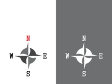 Compass logo template vector icon illustration design