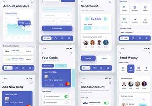 Meela - Money Transfer, Bank, Finance and Wallet App UI Kit