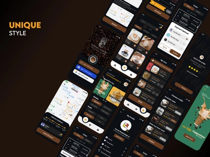 Sowan Coffee - UI Kit Coffee Shop App