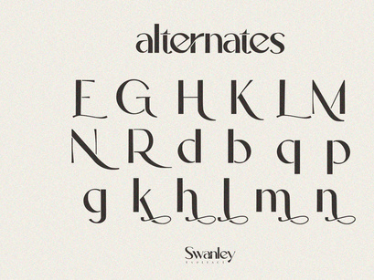 Swanley - Sans Serif Font