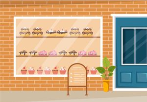 13 Confectioner Vector Illustration