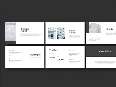 Dark Light Powerpoint Template