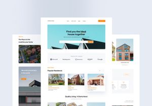 Sewainumah - Real Estate Landing Page UI Kit