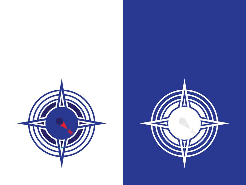 Compass logo template vector icon illustration design