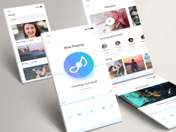 Music Mobile App UI Kit preview picture
