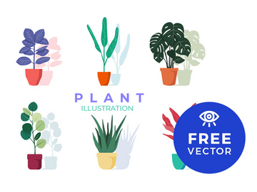 Plant Illustration / Free Vector preview picture