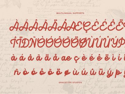 Harfiola | Monoline Script Font
