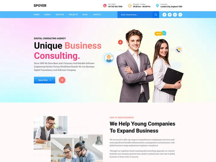#2 Business and Consultation Figma Template