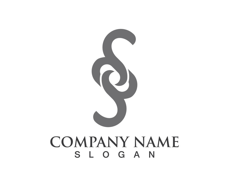 Business corporate S letter logo design vector