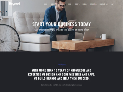 Beyond All-in-One WordPress Theme