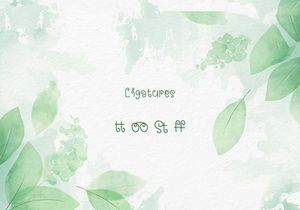Abighail - Nature Script Font
