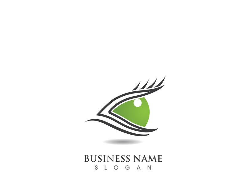 Branding Identity Corporate Eye Care vector logo design