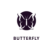 Beauty butterfly logo  symbol vector template